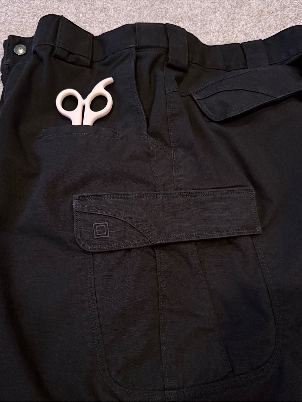 5.11 Tactical Stryke Cargo Pants Men’s 36x30 Black Flex-Tac Tactical Work - Picture 7 of 10